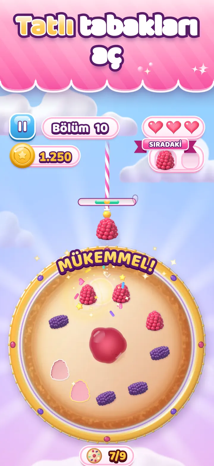 Topping Twirl ekran görüntüsü: Tatlı tabakları aç